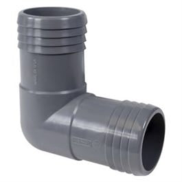 Pipe Fitting, Plastic Insert Elbow, 1-1/2-In.