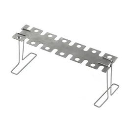 Jr. EZ Legs & Wing Grill Rack, Brushed Silver