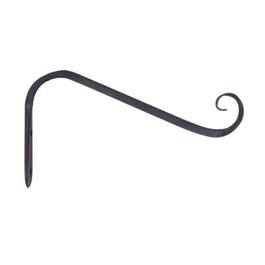 Hanging Plant Hook, Angled, Black, 5-In.