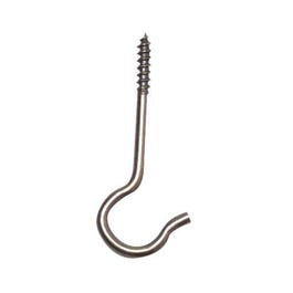 Ceiling Plant Hook, Antique Brass, 2.6 x .7-In., 5-Pk.