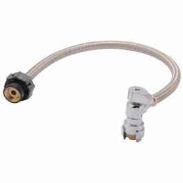 Faucet Connector, Click Seal, 1/2 x 1/2-In.