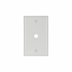 Eaton Cooper Wiring Telephone and Coaxial Wallplate, White