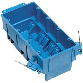 4 Gang New Work Super Blue Hard Body Wiring Box