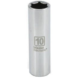 Metric Deep Well Socket, 6-Point, 1/4-In. Drive, 10mm
