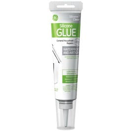 Household Silicone 1 Glue, Clear, 2.8-oz. Squeeze Tube
