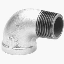 Pipe Fitting, Galvanized Street Elbow, 90-Degree, 1-1/4-In.