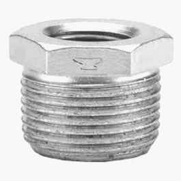Pipe Fitting, Galvanized Hex Bushing, 2 x 1-1/4-In.