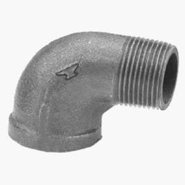 Pipe Fitting, Black Street Elbow, 90-Degree, 1-In.