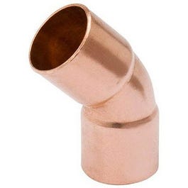 Pipe Fitting, Elbow, 45 Degree, Wrot Copper, 1/2-In.