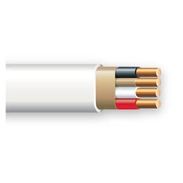 Non-Metallic Romex Sheathed Electrical Cable With Ground, 14/3, 25-Ft.
