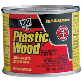 Plastic Wood Cellulose Fibre Wood Filler, White, 4-oz.