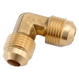 Pipe Fittings, Flare Elbow, Lead-Free Brass, 3/8-In. Flare x Flare