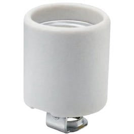 Incandescent Medium Base Porcelain Lampholder, Screw Terminals, 660-Watt, 250-Volt