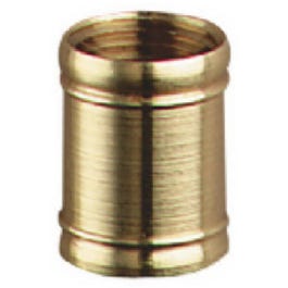 Barrel Coupling, Polished Brass, 2-Pk.
