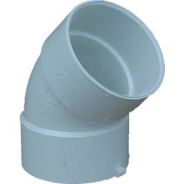 PVC Pipe Sewer And Drain 45-Degree Elbow, 4-In.