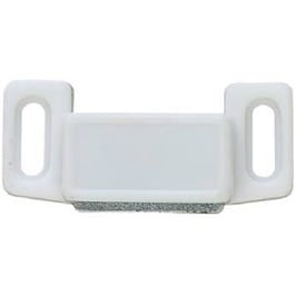 1-7/8-In. White Magnetic Catch & Strike with Screws