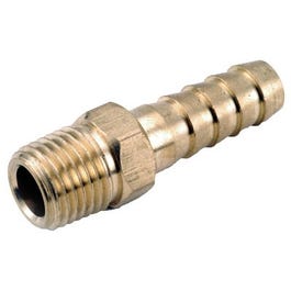 Barb Insert, Lead-Free Brass, 3/8 Hose ID x 1/2-In. MPT