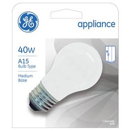 Appliance Light Bulb, Frosted, 435 Lumens, 40-Watts