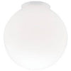 Gloss White Ball Globe, 6-In.