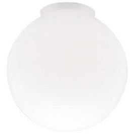 Gloss White Ball Globe, 6-In.