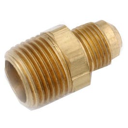 Half-Union Adapter, Lead-Free Brass, 3/8 Flare x 1/8-In. MIP