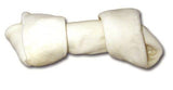 Cadet White Rawhide Knotted Dog Bone