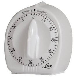 Cooking Timer, 60-Minute, White