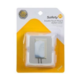 2-Pack  White Child Safety Outlet Cover