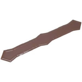 Gutter Downspout Band, Fits 2 x 3-In. & 3 x 4-In. Downspout, Brown Aluminum