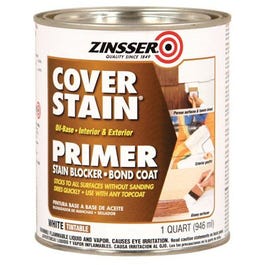 Cover Stain Primer, Sealer & Stain Killer, Oil Based, 1-Qt.