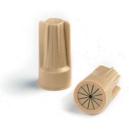 Direct Bury Wire Connector, Safety Sealed, Tan, 4-Pk.