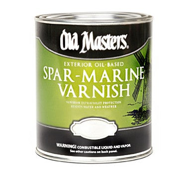 Old Masters 92404 Spar-Marine Varnish, Gloss ~ Quart