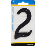 Hillman Nail-On House Number 2 Aluminum
