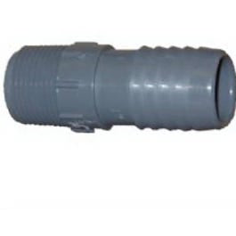 Pipe Fitting, Poly Reducing Male Adapter, 1-1/4 Insert x 1-In. MIP