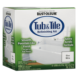 Rust-Oleum Tub & Tile Refinishing Kit 1 Quart Gloss White