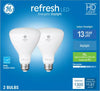 GE Lighting GE Refresh HD LED 90 Watt Replacement, Daylight, BR30 Indoor Floodlight Bulbs (2 Pack)