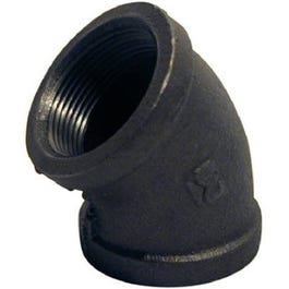 45-Degree Equal Elbow, Black, 1/2-In.