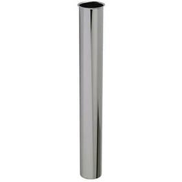 1-1/2-Inch O.D. Tube x 12-Inch Chrome Flanged Kitchen Drain Tailpiece