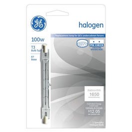 Halogen Quartz Bulb, Clear, 3-1/4 In., 150-Watts