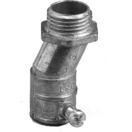Conduit Fitting, EMT Offset Connector, 1/2-In.