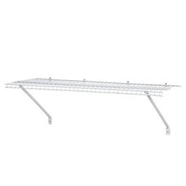 All-Purpose Wire Shelf Kit, White, 3-Ft. x 12-In.