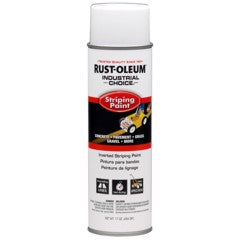 Rust-Oleum Industrial Choice® S1600 System Inverted Striping Paint Spray White 17 oz.