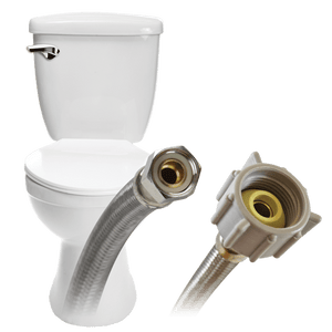 Fluidmaster Toilet Water Supply Connector 3/8" x 7/8" x 12"