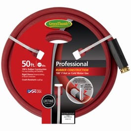 5/8-Inch x 50-Ft. Red Industrial Hot Water Rubber Hose