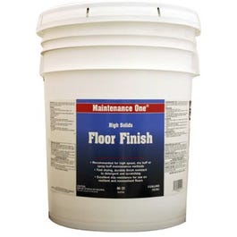 Floor Finish, High Solids, 5-Gallons