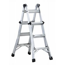 Multi-Purpose Ladder, Aluminum, Type IA, 300-Lb. Duty Rating. 13-Ft.