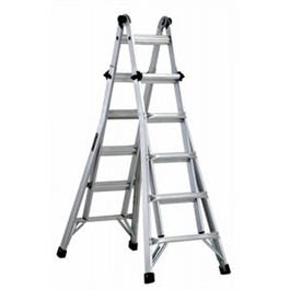 Multi-Purpose Ladder, Aluminum, Type IA, 300-Lb. Duty Rating, 22-Ft.