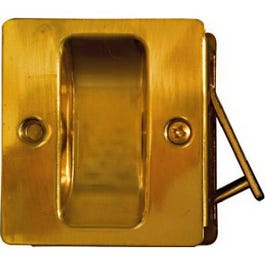 Pocket Door Pull, Brass