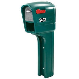 MailMaster Plus Mailbox With Post Cover & Newspaper Holder, Spruce Polypropylene, 50.5 x 22.75 x 9.25-In.
