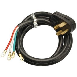 6-Ft. 10/4 SRDT Black Round Dryer Cord